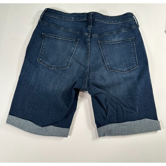 Universal Thread Women’s High Rise Bermuda Denim Shorts Blue Size 12 Used - Picture 3 of 5